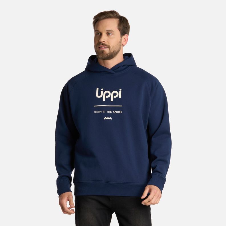 Polerón Hombre Insigne Sweatshirt Front Print Azul Lippi I25-0