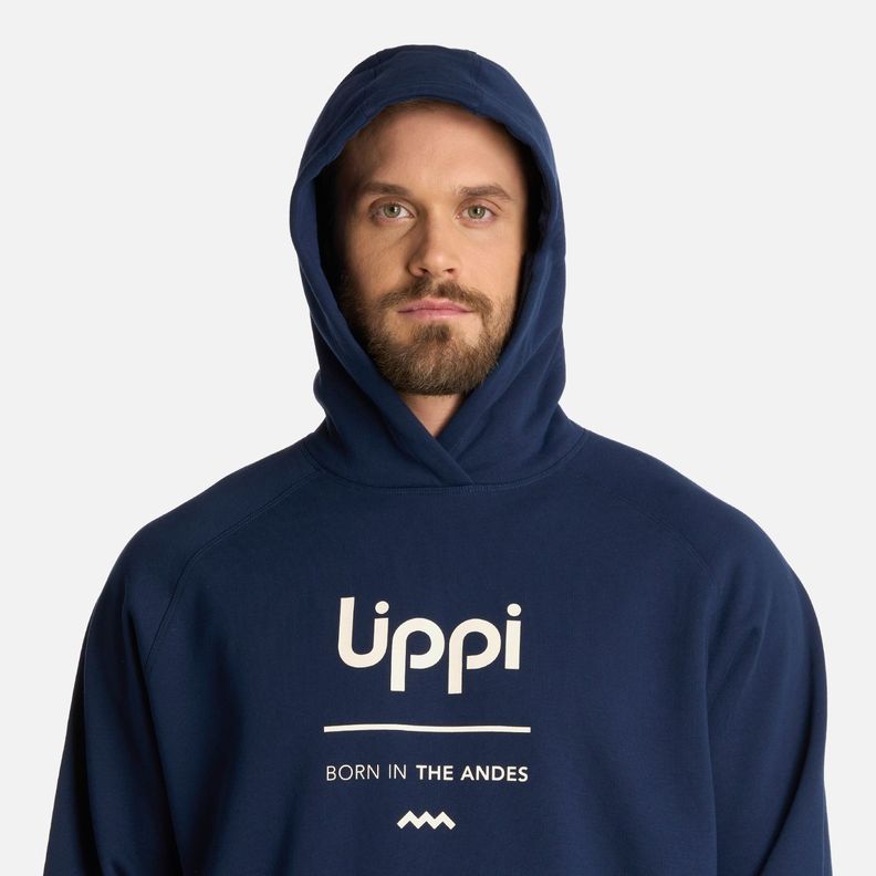 Polerón Hombre Insigne Sweatshirt Front Print Azul Lippi I25-3