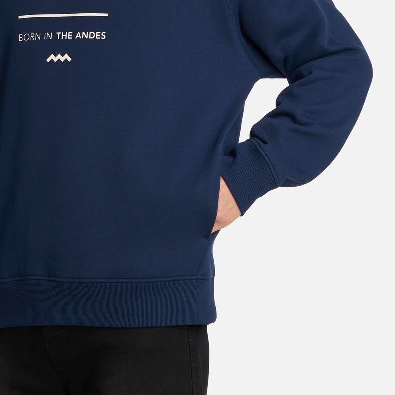 Polerón Hombre Insigne Sweatshirt Front Print Azul Lippi I25-4