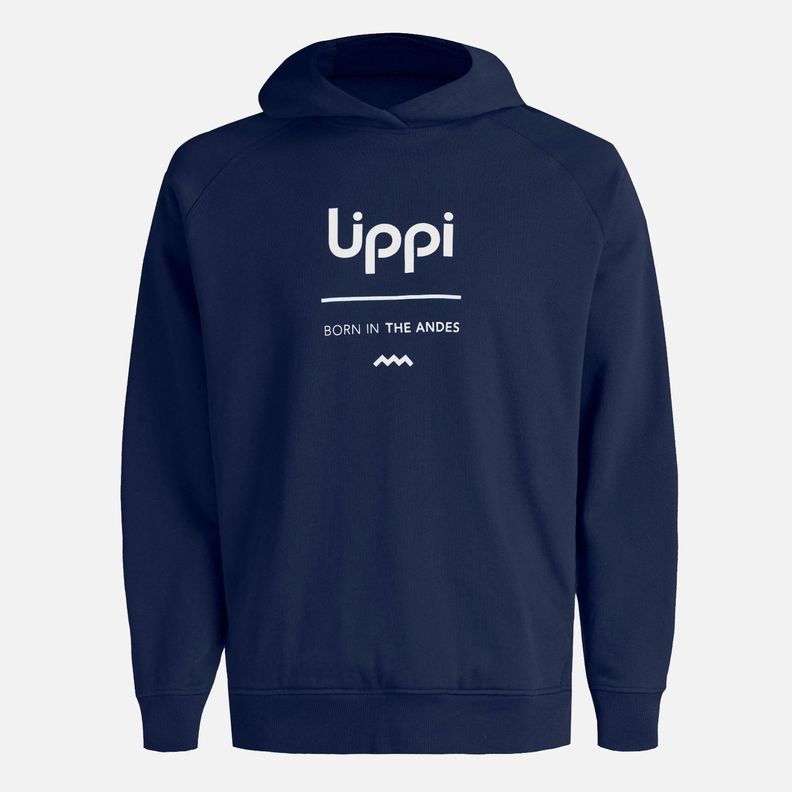 Polerón Hombre Insigne Sweatshirt Front Print Azul Lippi I25-6