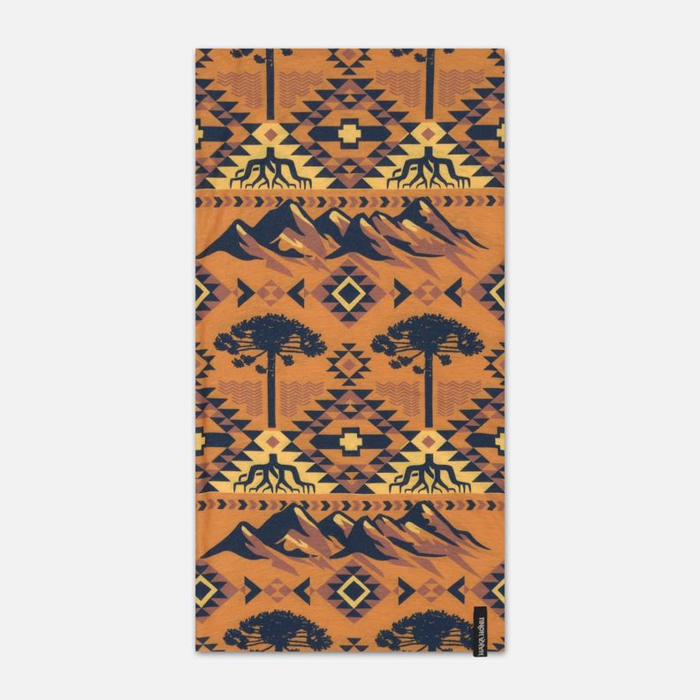 Bandana Araucaria Print Mostaza Haka Honu I25-1