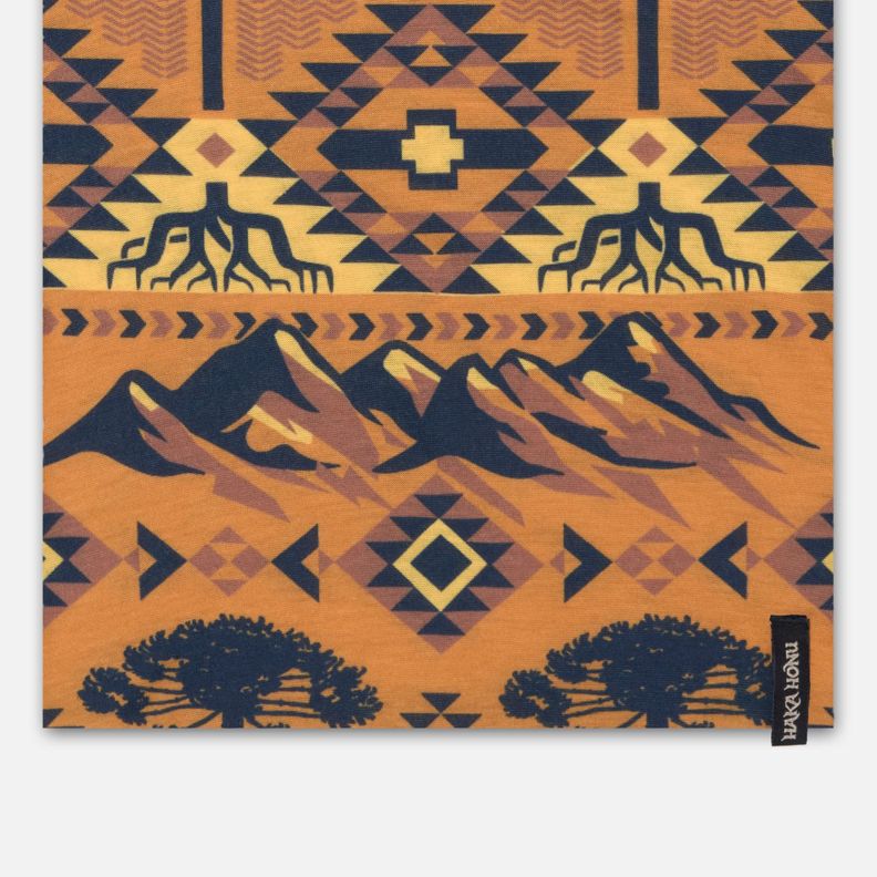 Bandana Araucaria Print Mostaza Haka Honu I25-2