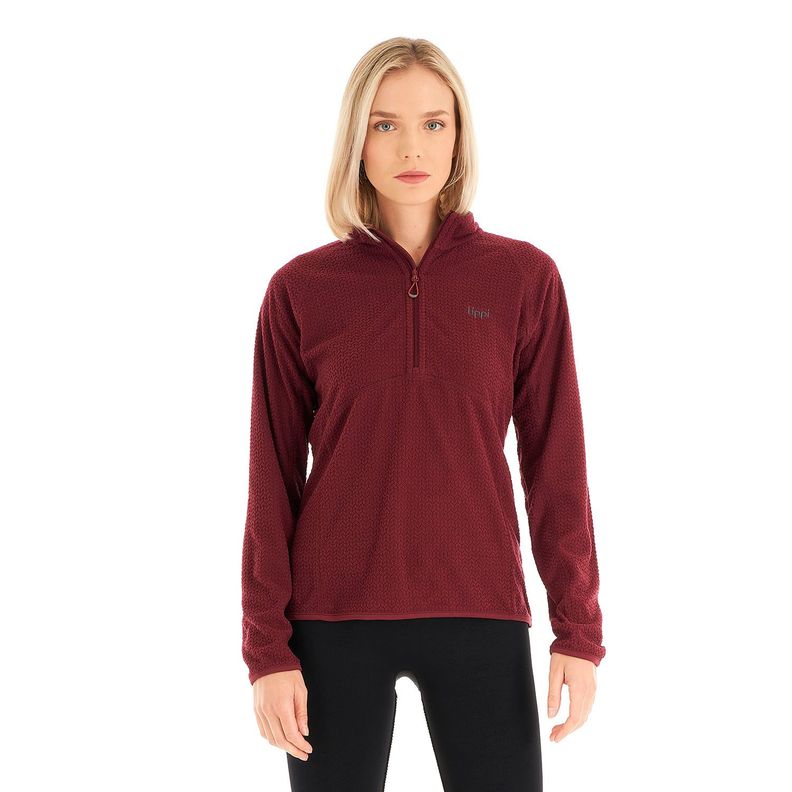 Poleron Mujer Jacaranda Nano-F 14 Zip Frambuesa Lippi-1