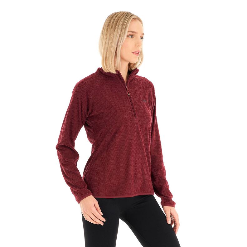 Poleron Mujer Jacaranda Nano-F 14 Zip Frambuesa Lippi-2