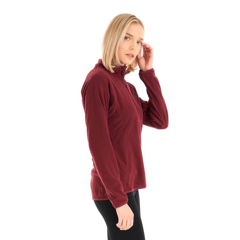 Poleron Mujer Jacaranda Nano-F 14 Zip Frambuesa Lippi-3