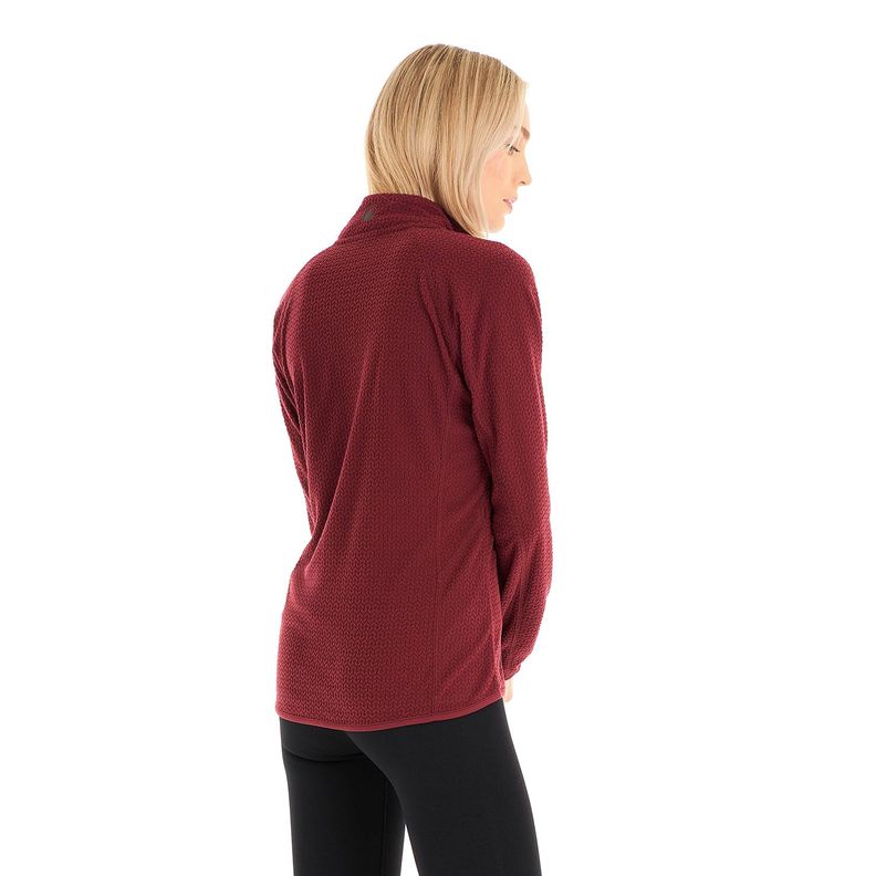 Poleron Mujer Jacaranda Nano-F 14 Zip Frambuesa Lippi-4