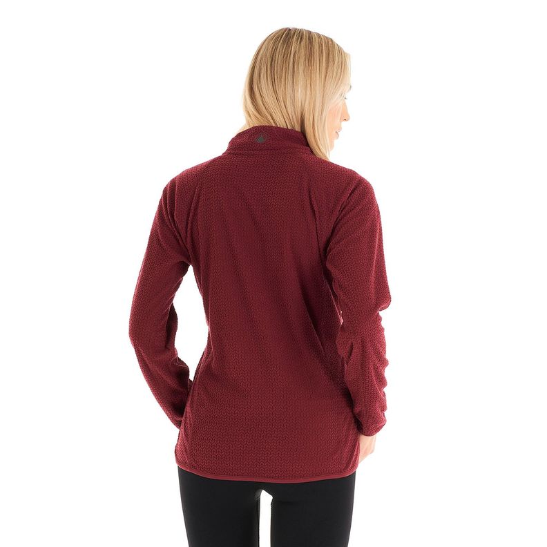 Poleron Mujer Jacaranda Nano-F 14 Zip Frambuesa Lippi-5