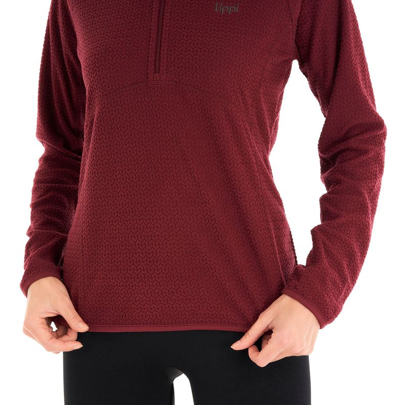 Poleron Mujer Jacaranda Nano-F 14 Zip Frambuesa Lippi-7