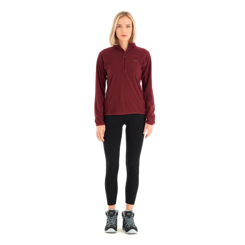 Poleron Mujer Jacaranda Nano-F 14 Zip Frambuesa Lippi-8