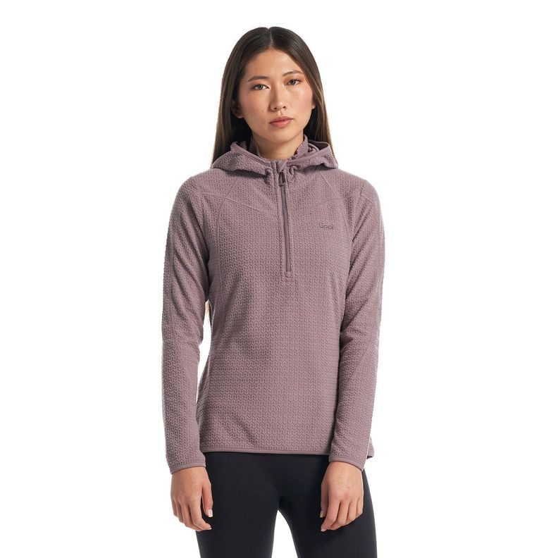 Poleron Mujer Jacaranda Nano-F 14 Zip Hoody Lila Lippi V23-1