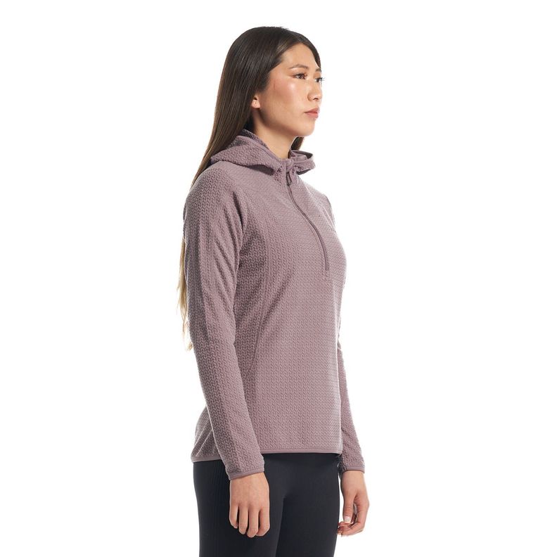 Poleron Mujer Jacaranda Nano-F 14 Zip Hoody Lila Lippi V23-2