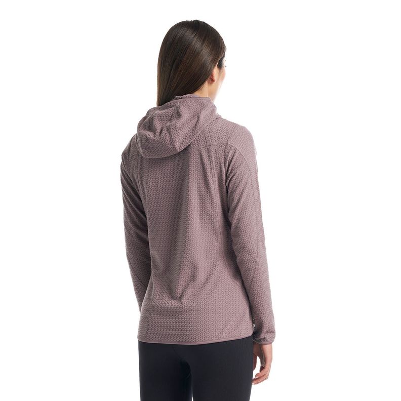Poleron Mujer Jacaranda Nano-F 14 Zip Hoody Lila Lippi V23-4