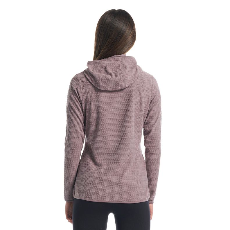 Poleron Mujer Jacaranda Nano-F 14 Zip Hoody Lila Lippi V23-5