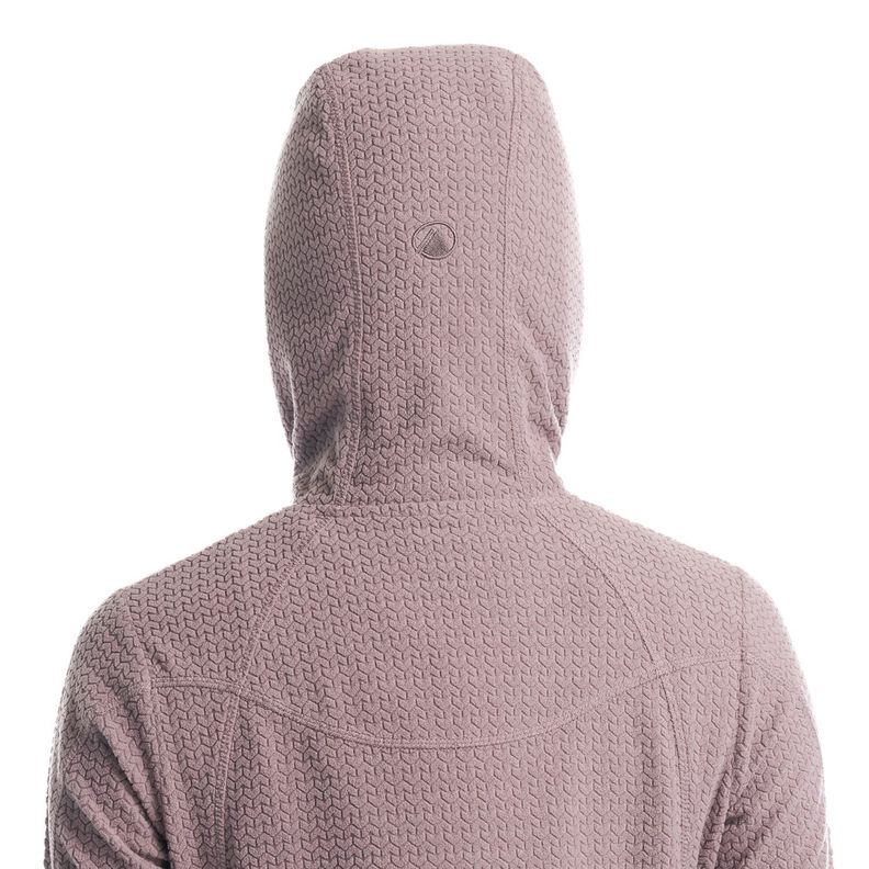 Poleron Mujer Jacaranda Nano-F 14 Zip Hoody Lila Lippi V23-7