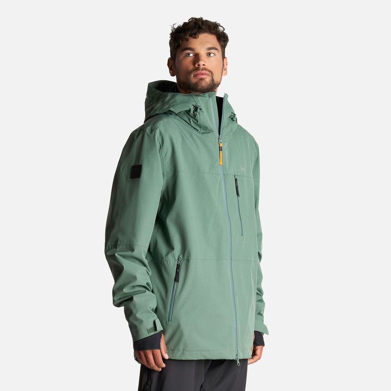 Chaqueta Hombre Sierra Nevada B-Dry Light Hoody Jacket Verde Botella Lippi-2