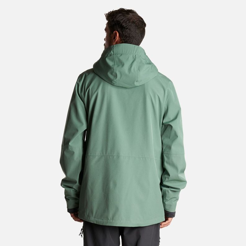 Chaqueta Hombre Sierra Nevada B-Dry Light Hoody Jacket Verde Botella Lippi-3