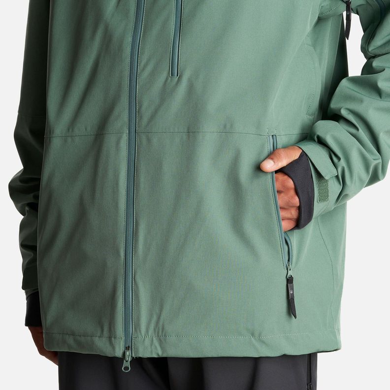 Chaqueta Hombre Sierra Nevada B-Dry Light Hoody Jacket Verde Botella Lippi-9