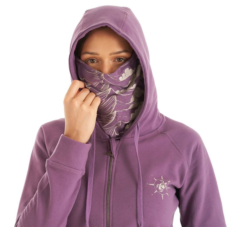 Poleron Mujer Ninja Morado Haka Honu I21-6