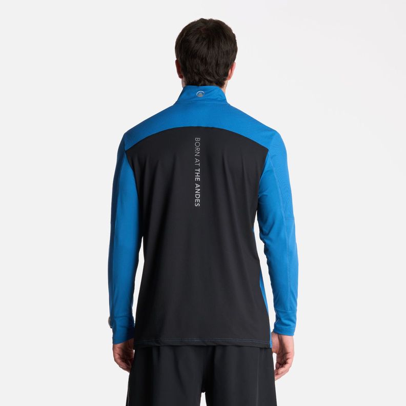 Polerón Hombre Puerto Trucco 1/4 Zip Azul Lippi V25-2