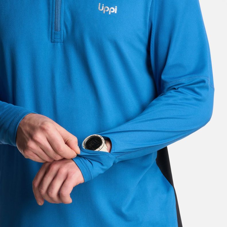 Polerón Hombre Puerto Trucco 1/4 Zip Azul Lippi V25-3