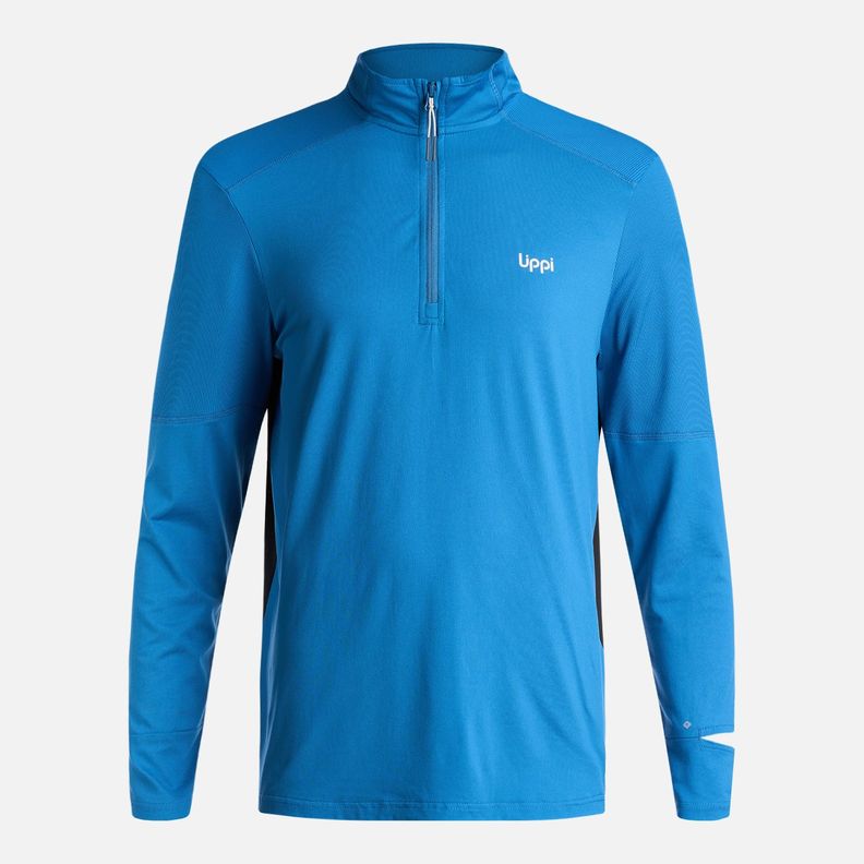 Polerón Hombre Puerto Trucco 1/4 Zip Azul Lippi V25-5