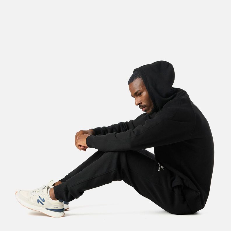 Polerón Hombre Cool Down Sweatshirt Hoody Negro Vulcano-2