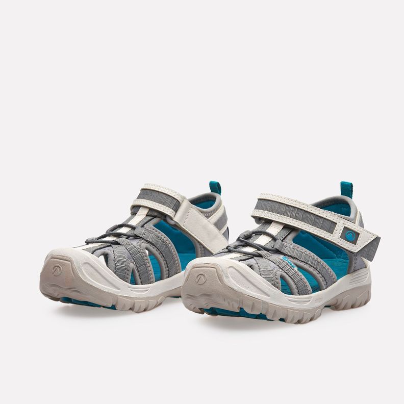 Sandalia Niña Silty Gris Turquesa Lippi-2