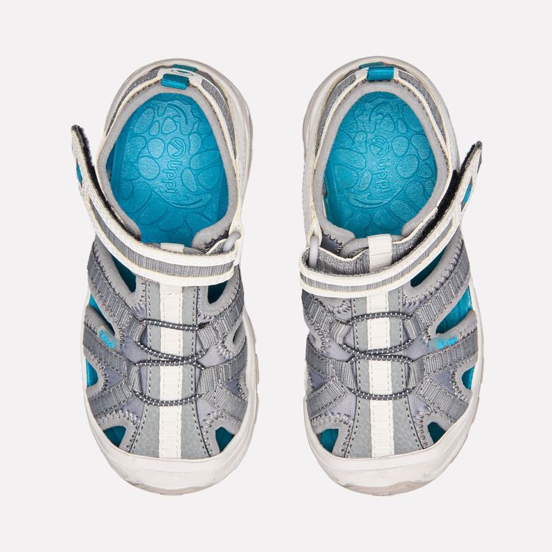 Sandalia Niña Silty Gris Turquesa Lippi-5