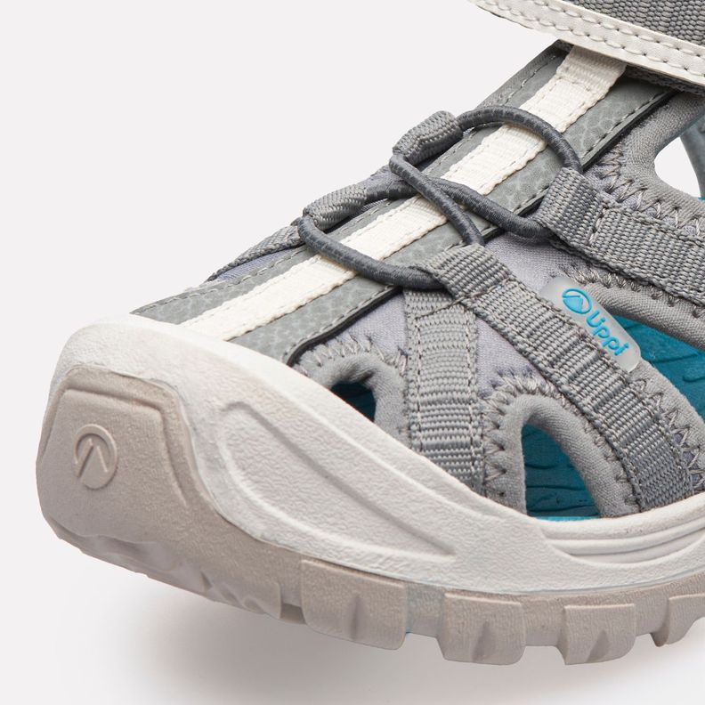 Sandalia Niña Silty Gris Turquesa Lippi-6