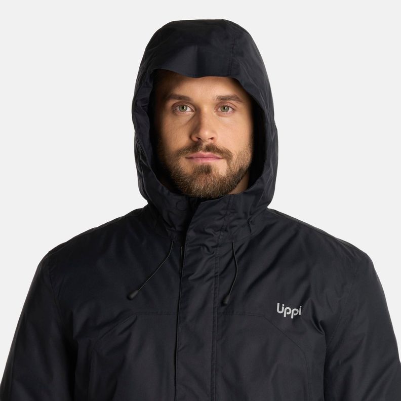 Chaqueta Hombre Gunther B-Dry Hoody Jacket Negro Lippi I25-3