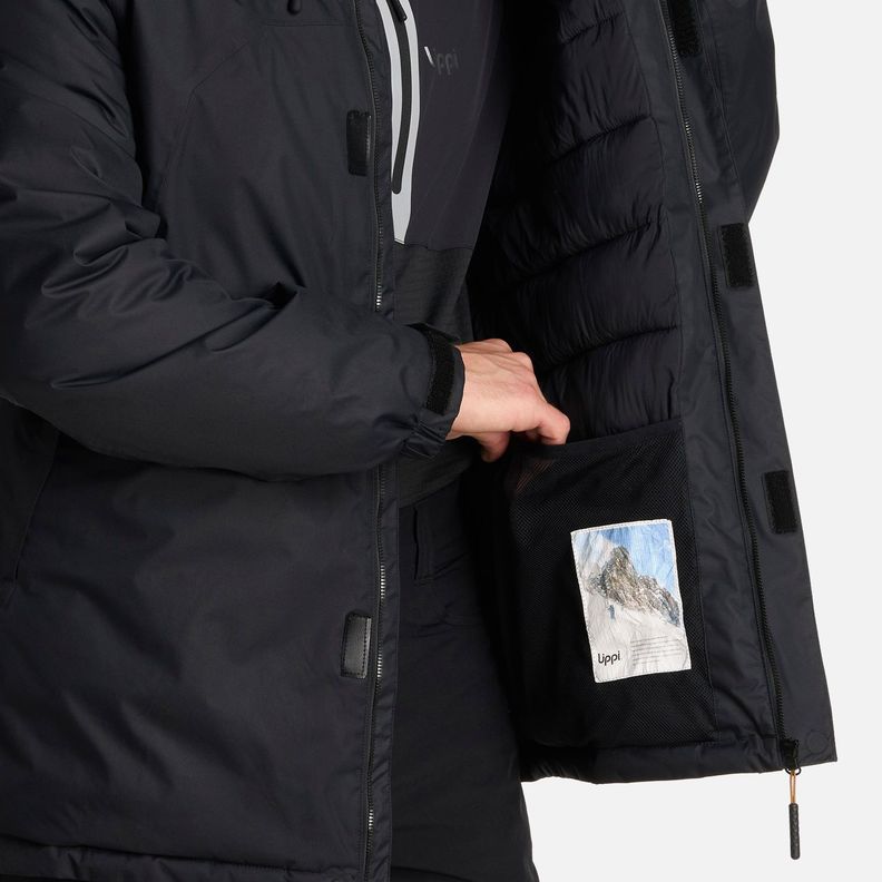 Chaqueta Hombre Gunther B-Dry Hoody Jacket Negro Lippi I25-5