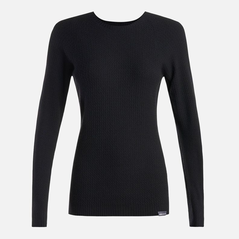 Primera capa Mujer  Skintec 3000 Seamless Top Negro Lippi-0