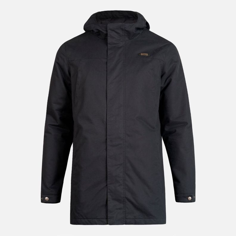 Chaqueta Hombre Peumo Canvas Hoody Jacket Negro Lippi-0
