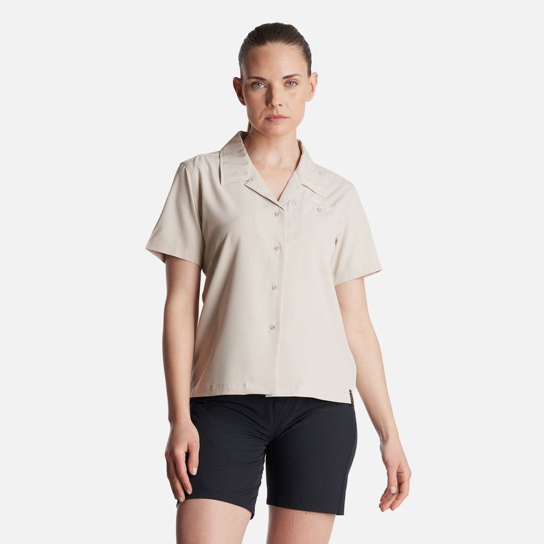 Camisa Mujer  Murallon Q- Dry Shirt Crema Lippi-1