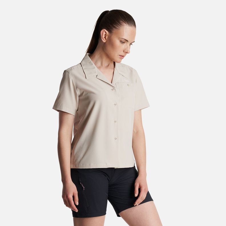 Camisa Mujer  Murallon Q- Dry Shirt Crema Lippi-2