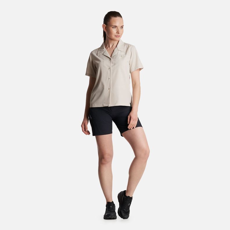 Camisa Mujer  Murallon Q- Dry Shirt Crema Lippi-5