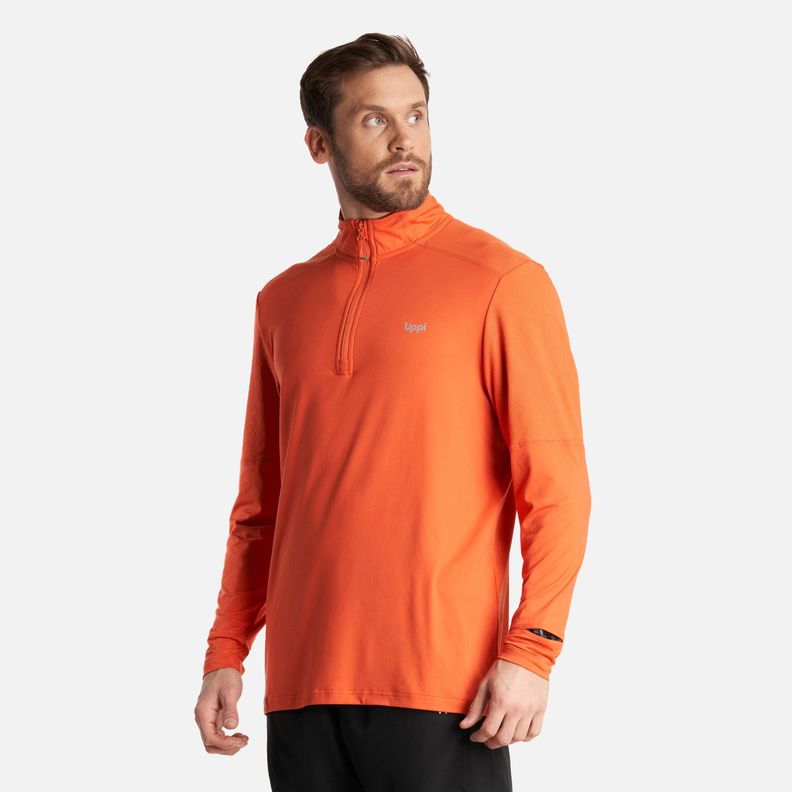 Poleron Hombre Puerto Trucco 14 Zip Salmon Lippi-2