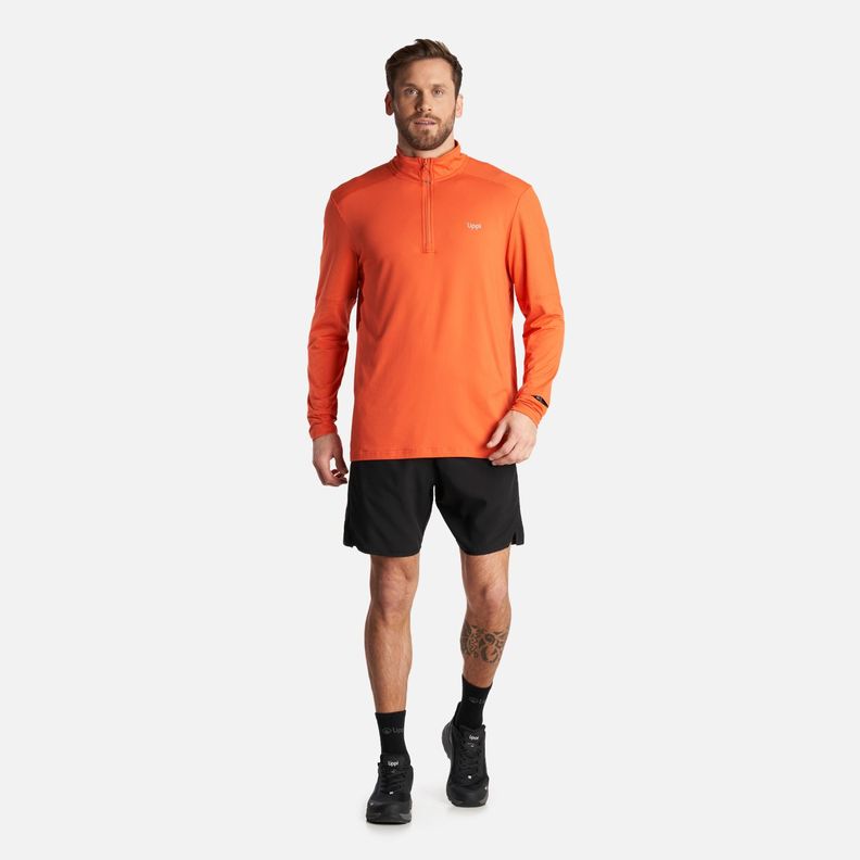 Poleron Hombre Puerto Trucco 14 Zip Salmon Lippi-5