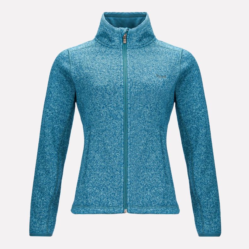 Polar Mujer Coronado Therm-Pro Jacket Melange Tuquesa Lippi-0