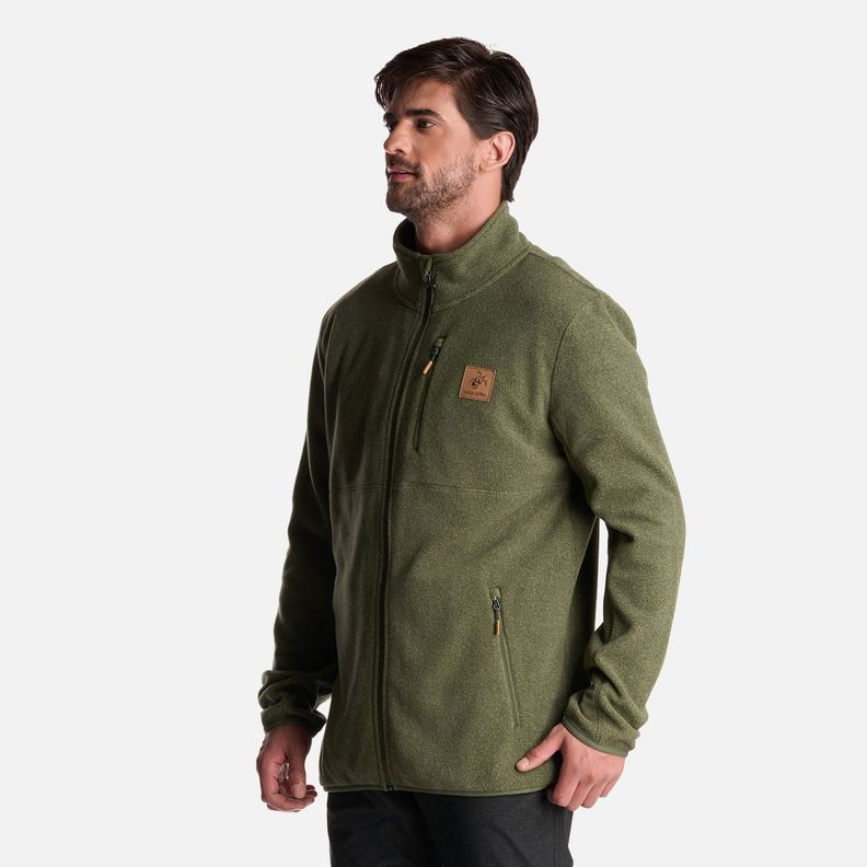 Poleron Hombre Tokerau Pro Verde Grisaceo Haka Honu-2