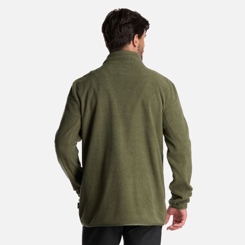 Poleron Hombre Tokerau Pro Verde Grisaceo Haka Honu-4