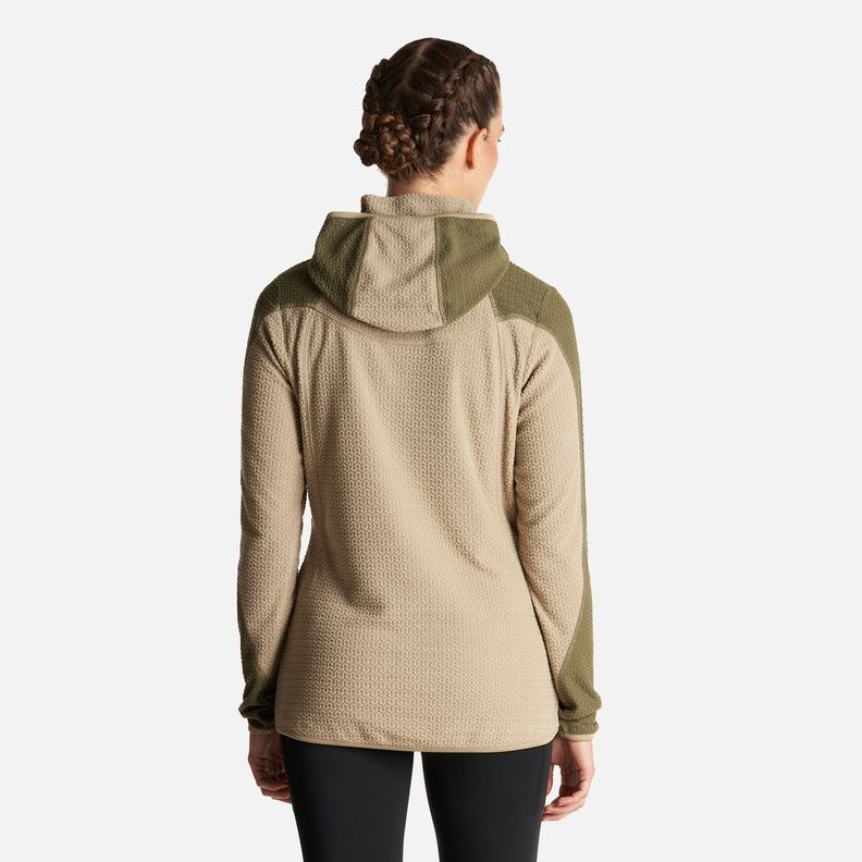 Poleron Mujer Jacaranda Nano-F 14 Zip Hoody Verde Lippi-2