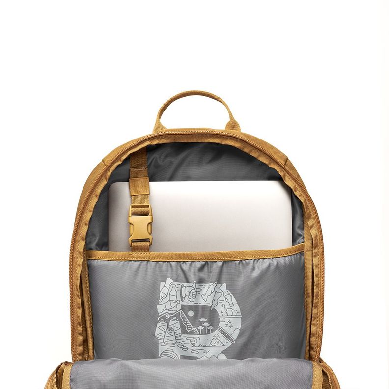 Mochila Unisex R-Bags 22 Backpack Mostaza Lippi-3