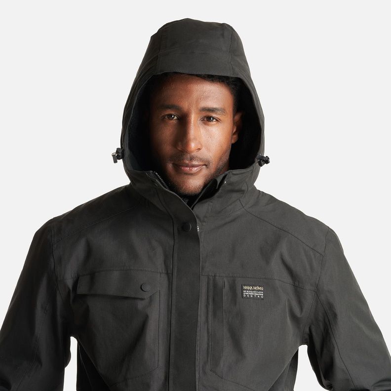 Chaqueta Hombre Yak Negro  Haka Honu-4
