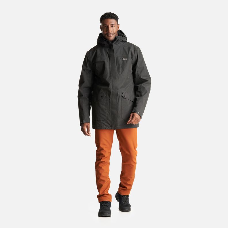 Chaqueta Hombre Yak Negro  Haka Honu-8