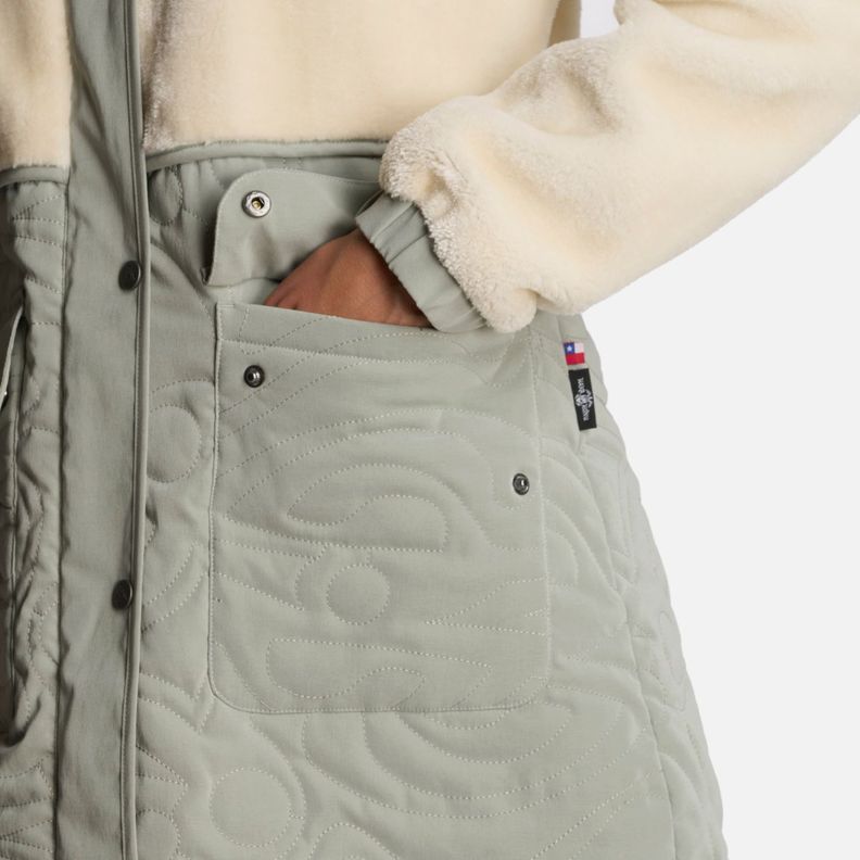 Chaqueta Mujer Noes-ni Verde Claro Haka Honu-6