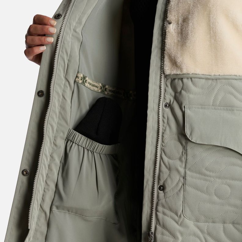 Chaqueta Mujer Noes-ni Verde Claro Haka Honu-7