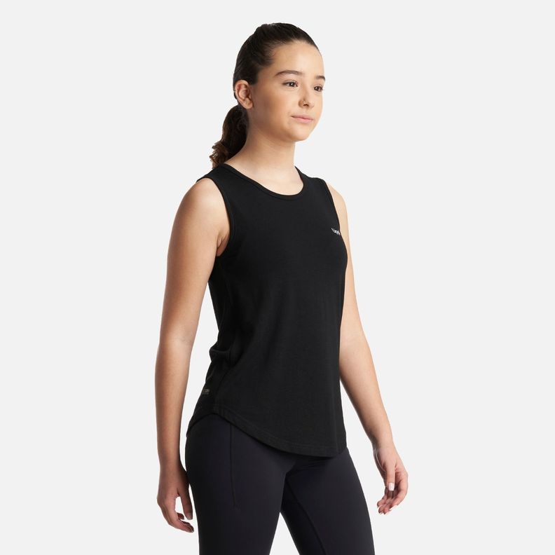 Polera Teen Girl Summit Tank Negro Lippi V24-2