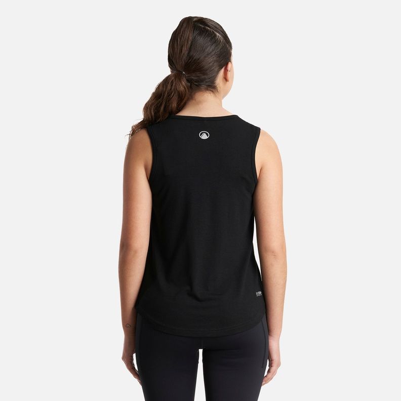 Polera Teen Girl Summit Tank Negro Lippi V24-3