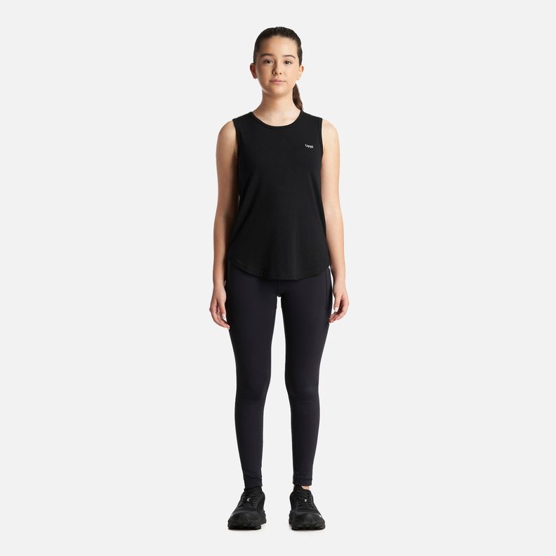 Polera Teen Girl Summit Tank Negro Lippi V24-6